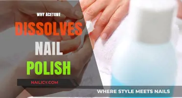 How Acetone Breaks Down Nail Polish: A Chemical Explanation