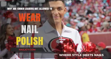 Cheerleader Nail Polish Ban: Uncovering the Reasons Behind the Rule