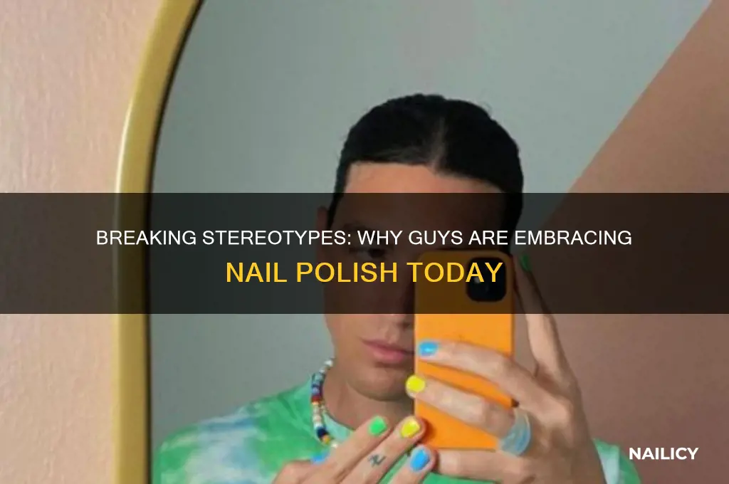 why are guys wearing nail polish now