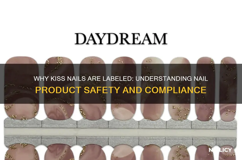 why are kiss nails labled