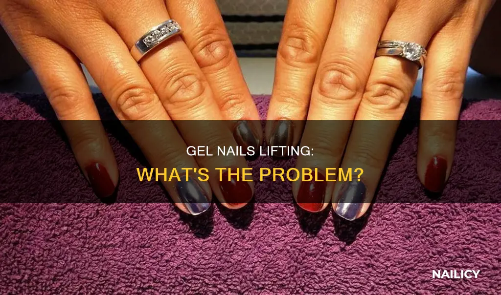 why are my clients gel nails lifting
