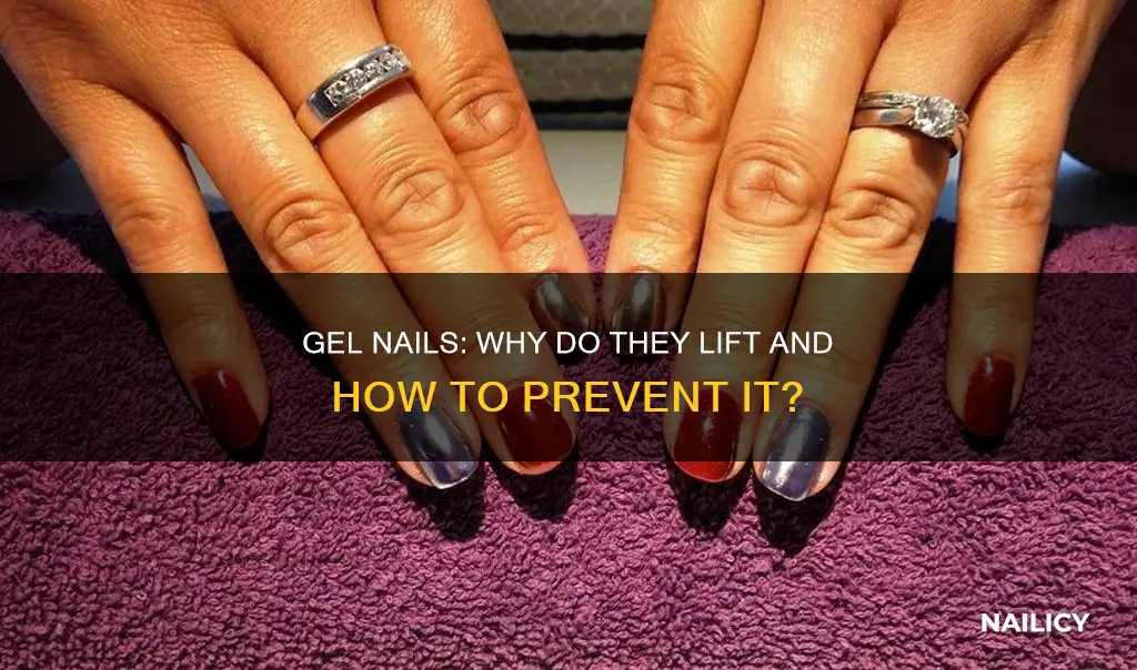why are my gel painted nails lifting