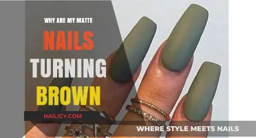 Why Matte Nails Turn Brown: Causes and Prevention Tips