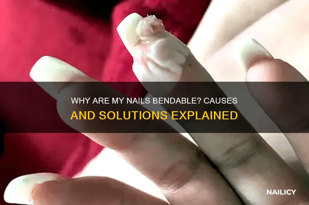 why are my nails bendable
