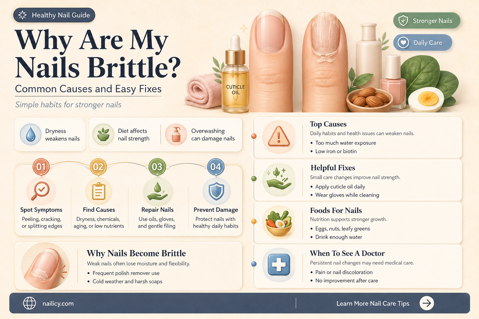 are my nails britle