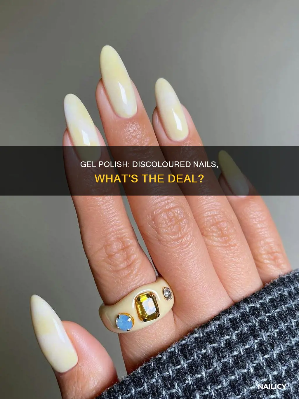 why are my nails discoloured after gel polish