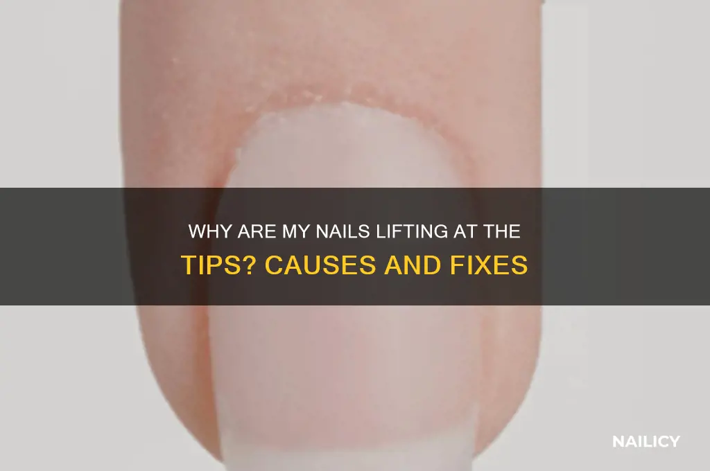 why are my nails lifting at the tips