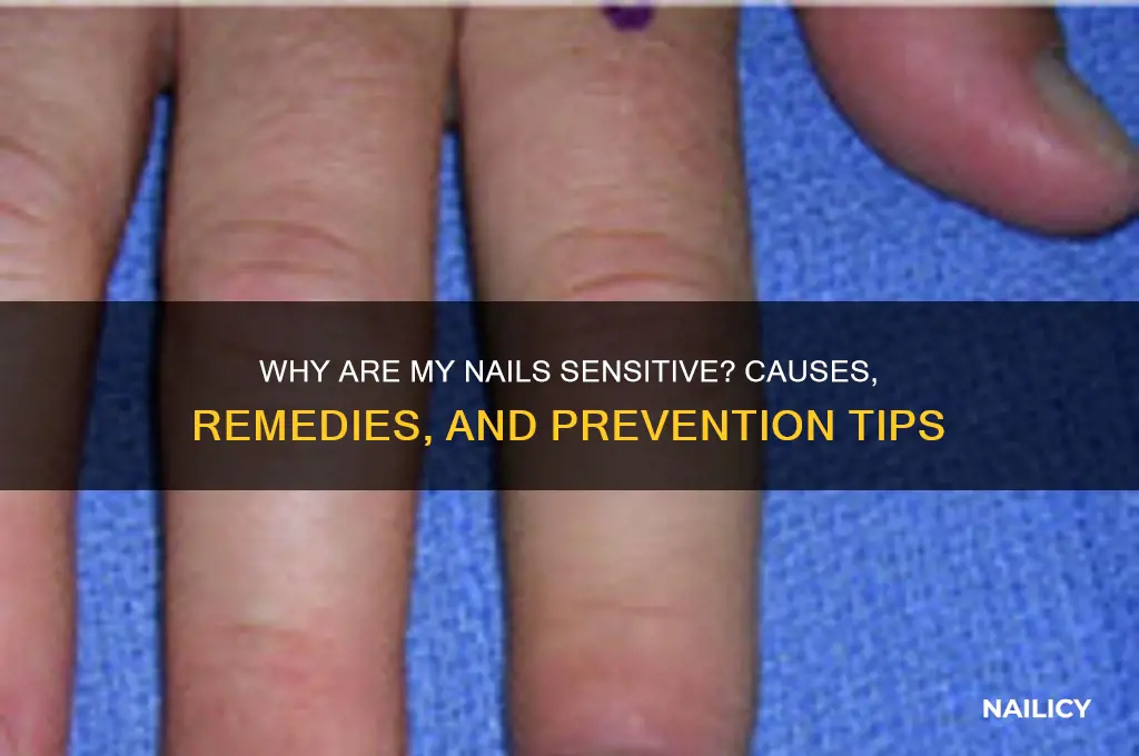 why are my nails sensitive