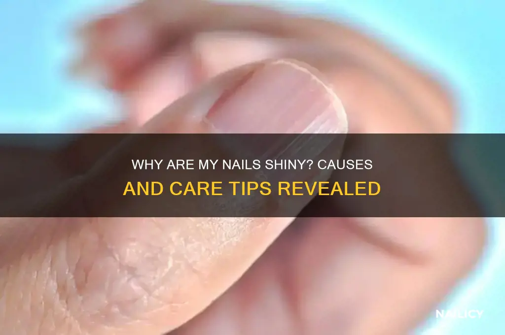 why are my nails shiny
