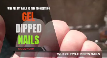 The Dark Side of Gel Nails: Thin Nails