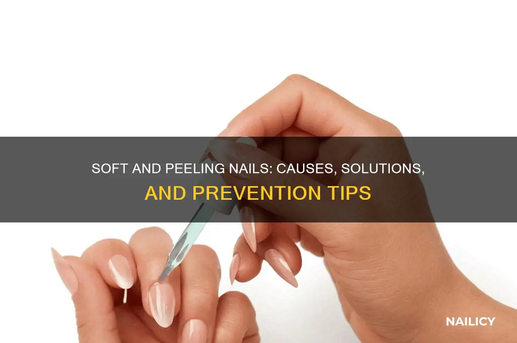 why are my nails soft an peeling