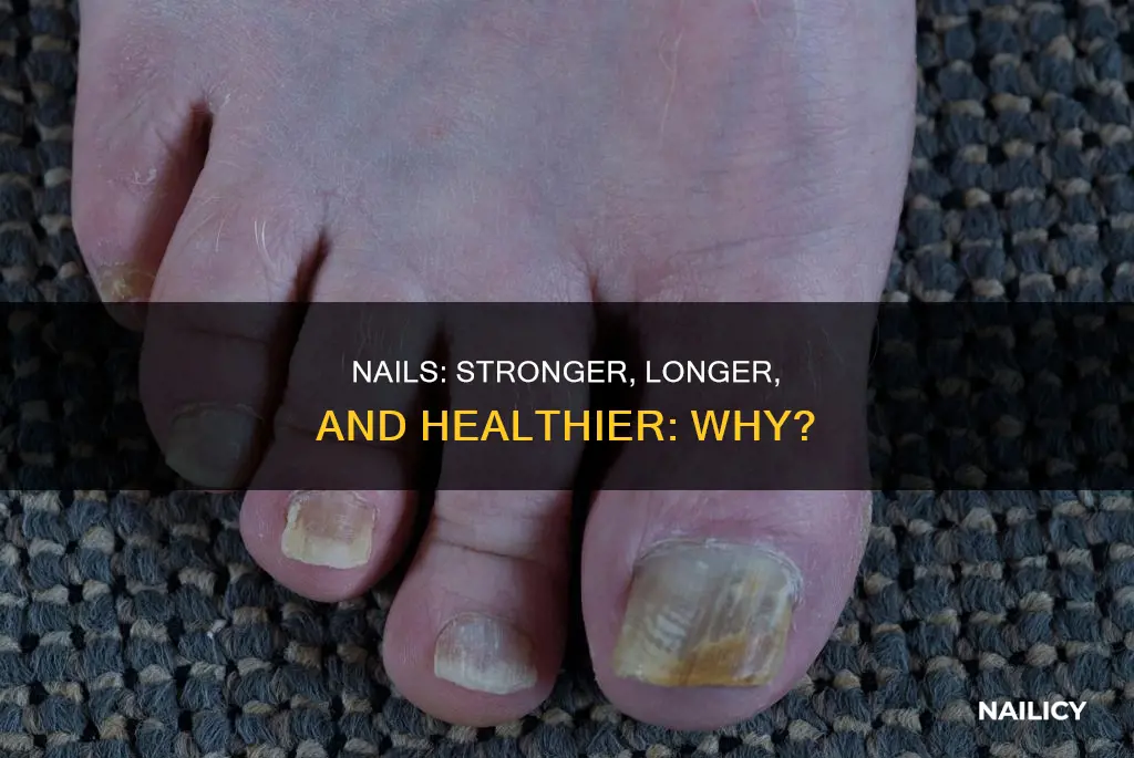 why are my nails suddenly strong and long