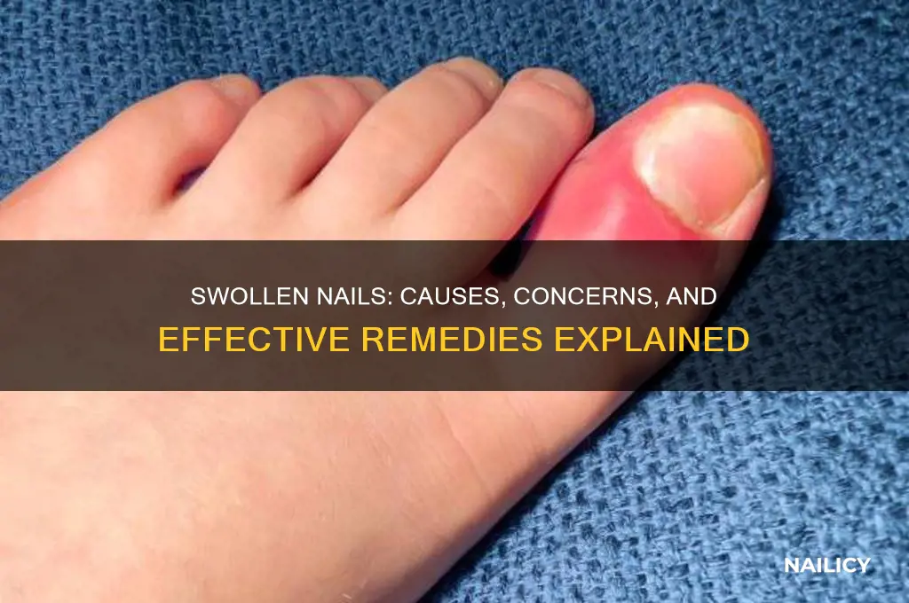 why are my nails swollen