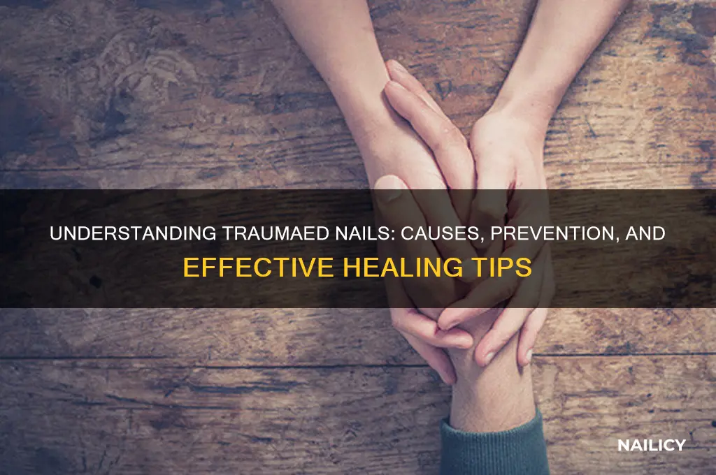 why are my nails traumaed
