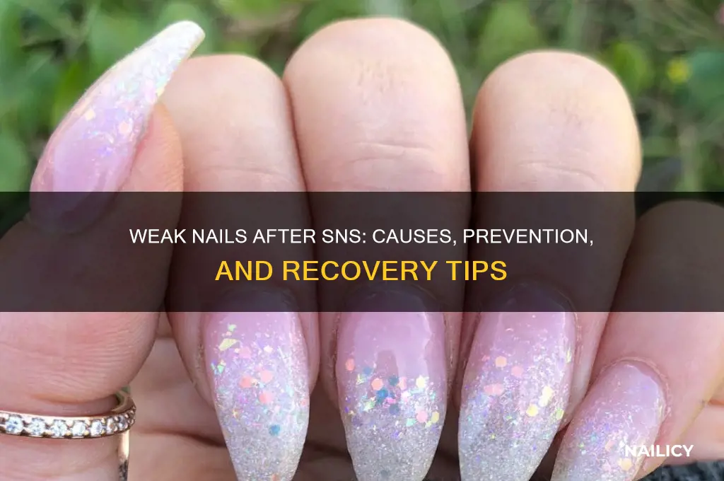 why are my nails weak after sns