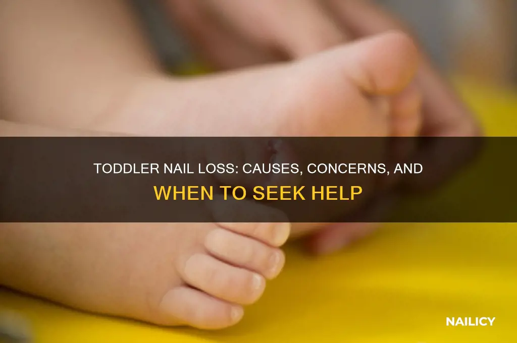 why are my toddlers nails coming off
