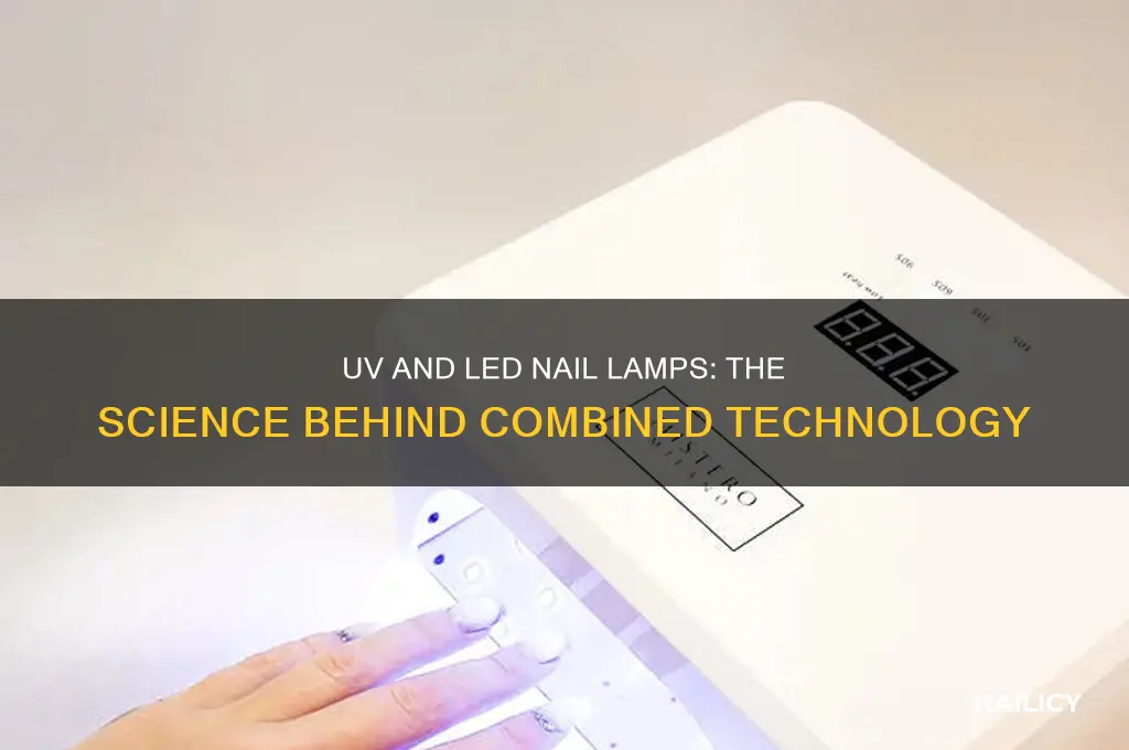 why are nail lamps uv and led combined