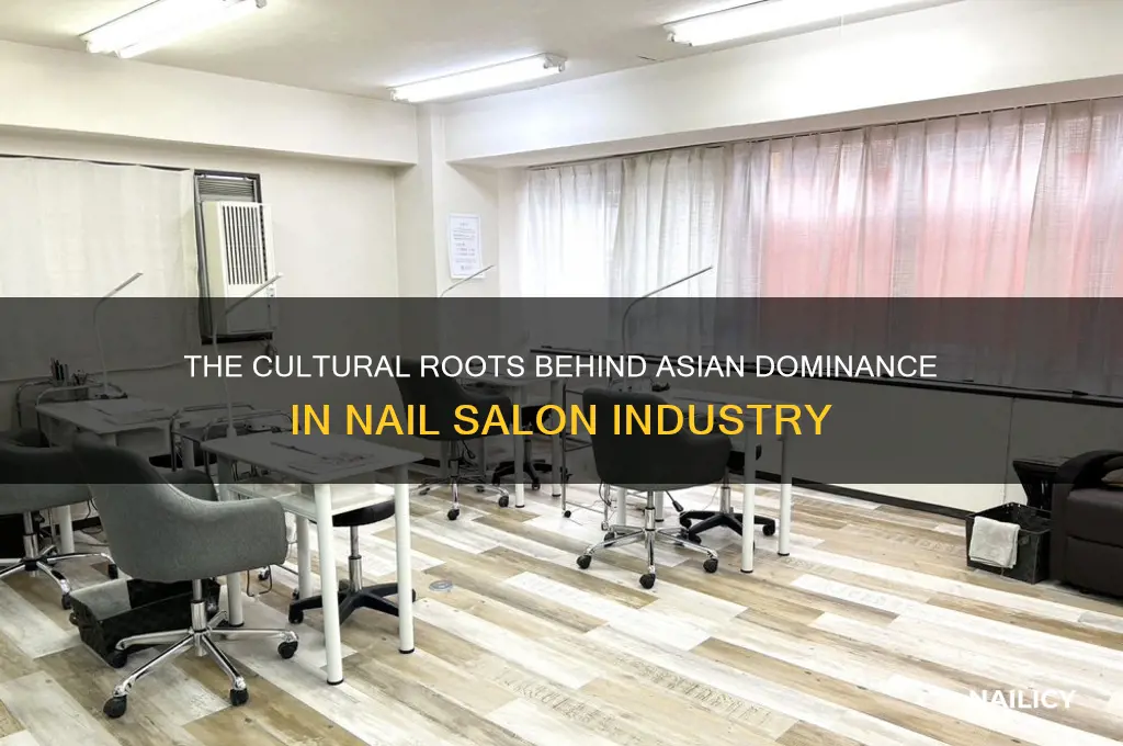 why are nail salons asian