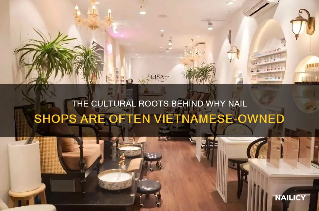 why are nail shops vietnamese