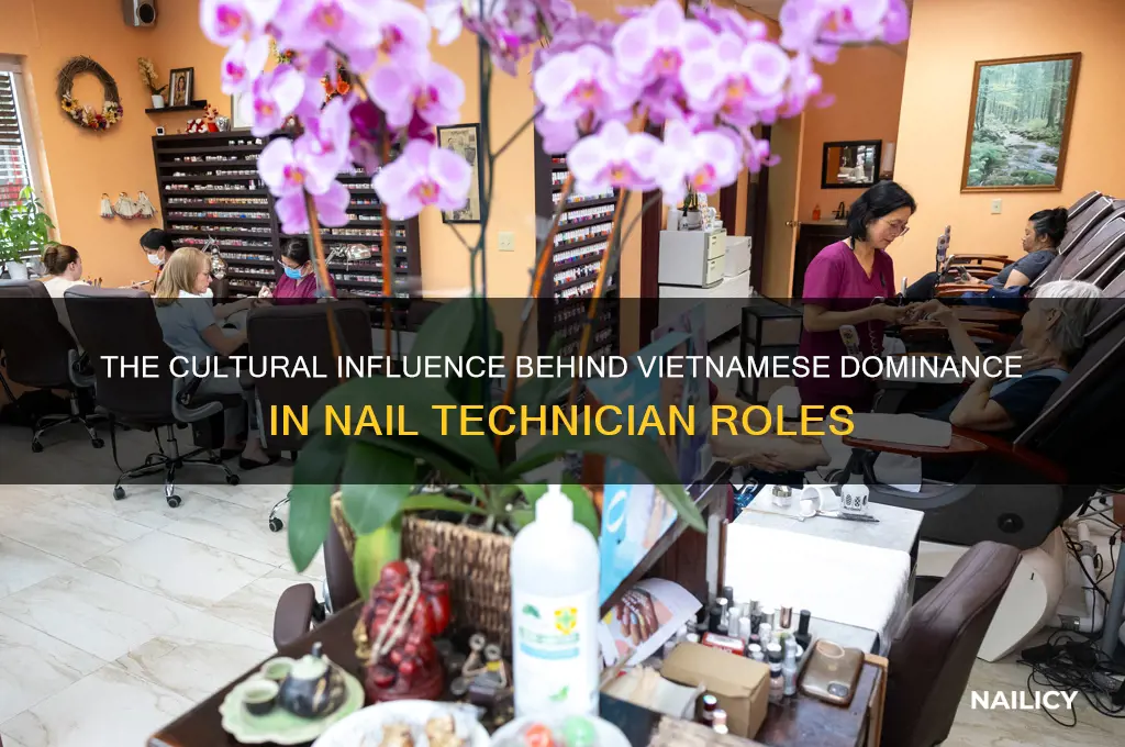 why are nail technicians vietnamese