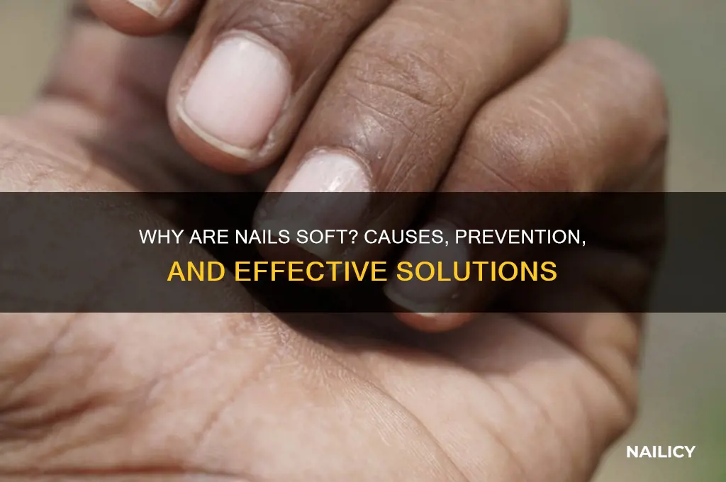 why are nails soft