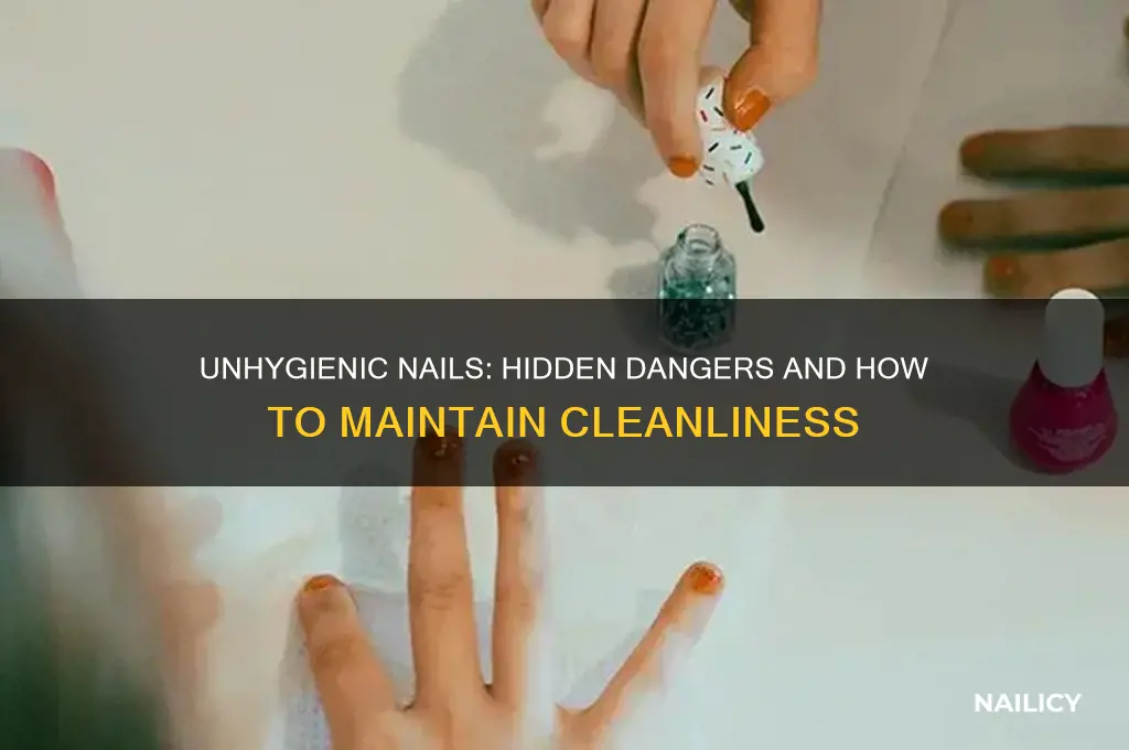 why are nails unhygienic