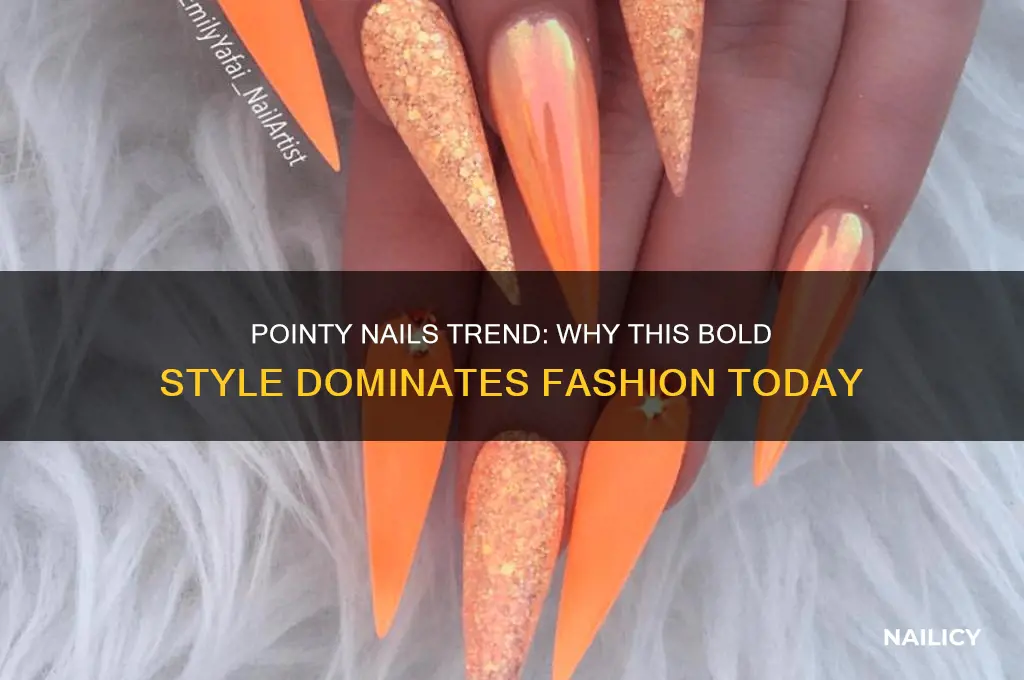 why are pointy nails popular