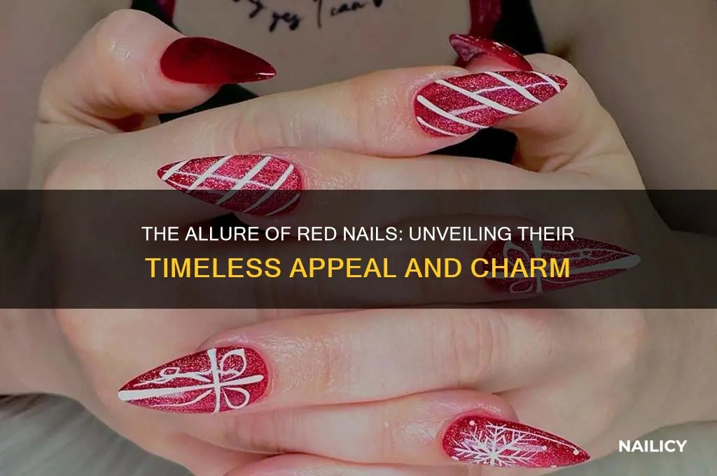 why are red nails attractive