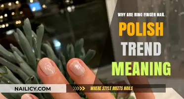 Ring Finger Nail Polish Trend: Unveiling Its Symbolic Meaning and Popularity