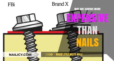 Why Screws Cost More Than Nails: Uncovering the Price Difference