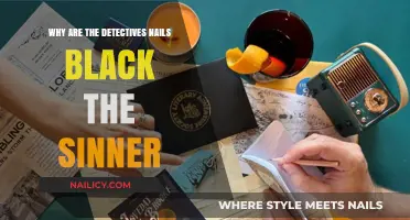 The Sinner's Dark Secret: Why Are the Detective's Nails Black?