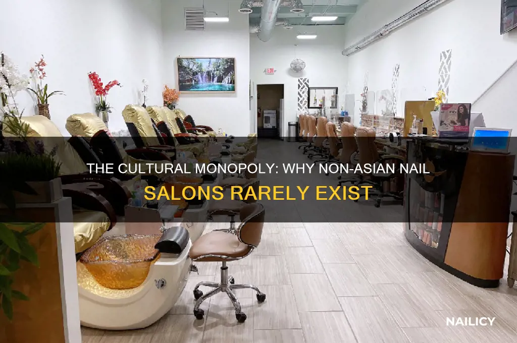why are there no non-asian nail salons