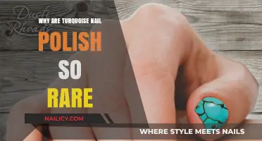 The Elusive Turquoise: Why This Nail Polish Shade is Rarely Found