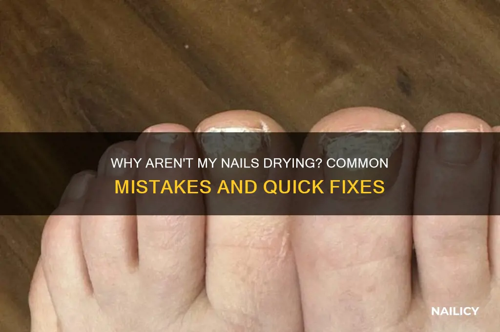why arent my nails drying