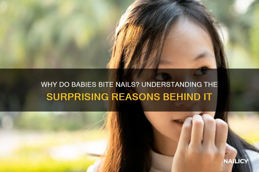 why babies bite their nails
