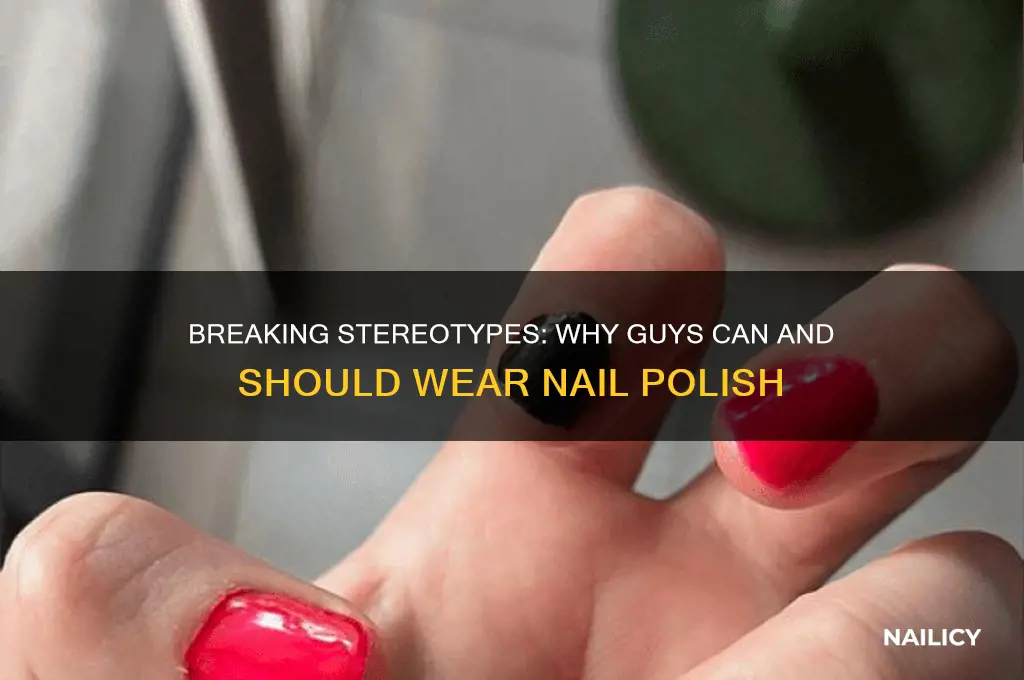 why can guys wear nail polish