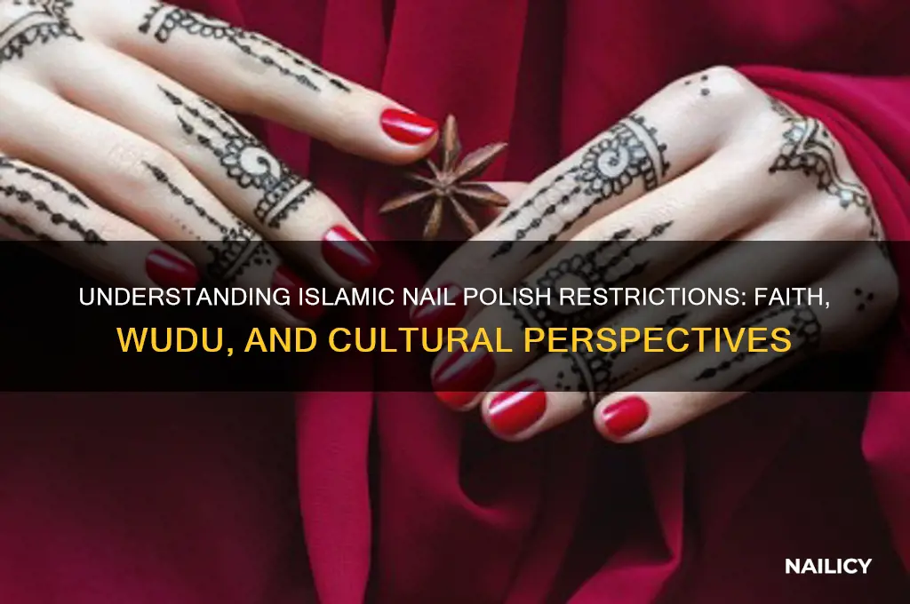 why can t muslims wear nail polish