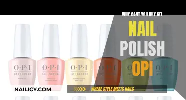 OPI Gel Nail Polish: Why It's Not for Sale