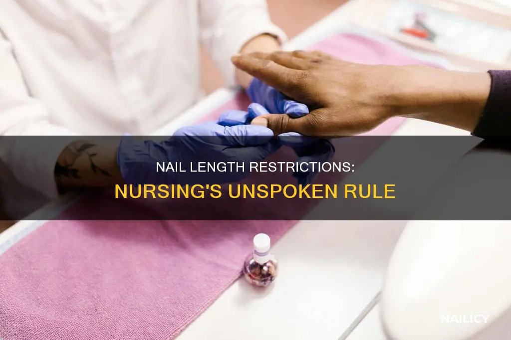 why cant you have long nails in nursing