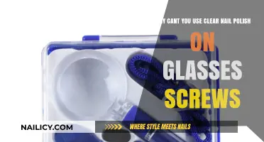 Avoid Clear Nail Polish: Why It’s Not Ideal for Glasses Screws