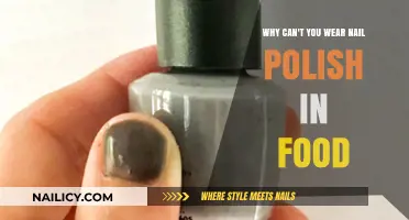 Nail Polish in Food: Health Risks and Hygiene Concerns Explained