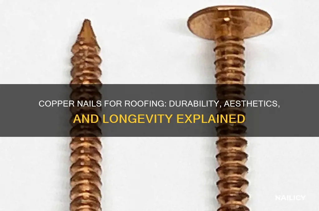why copper nails for roofing