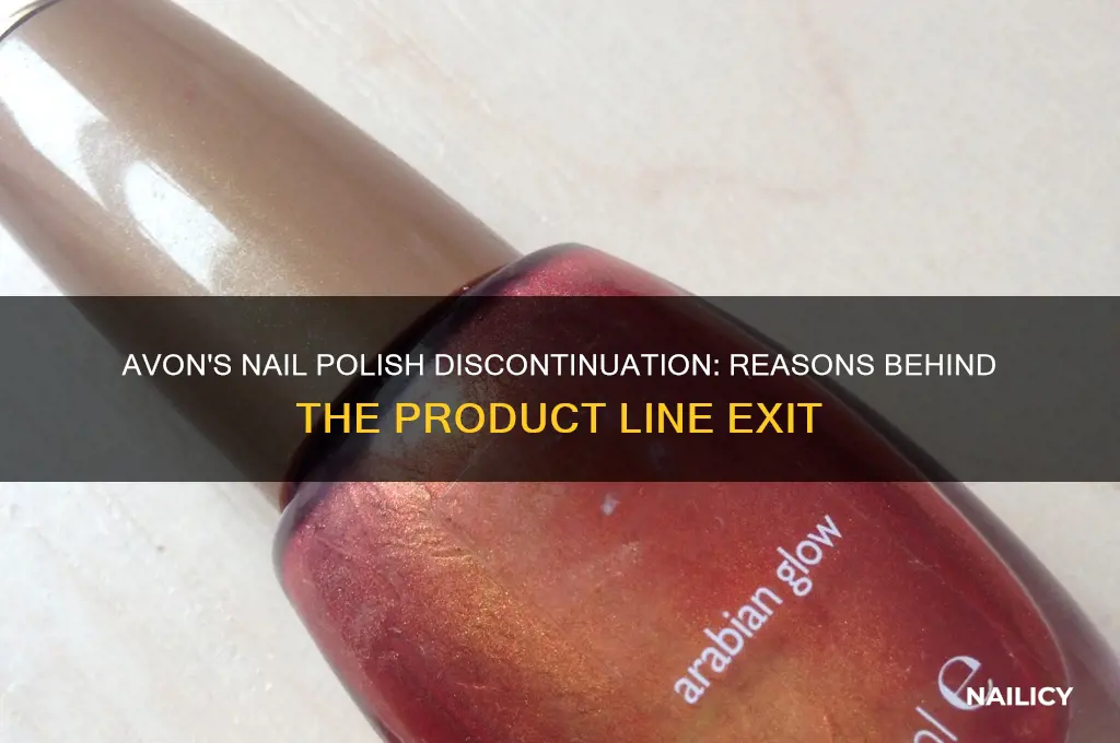 why did avon stop selling nail polish