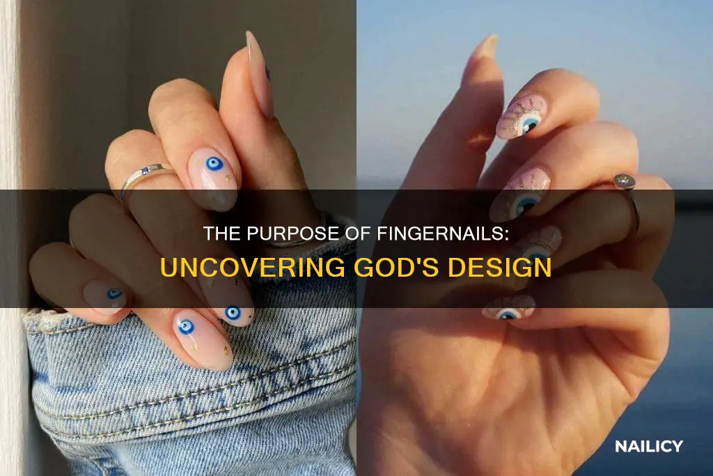 why did god make finger nails