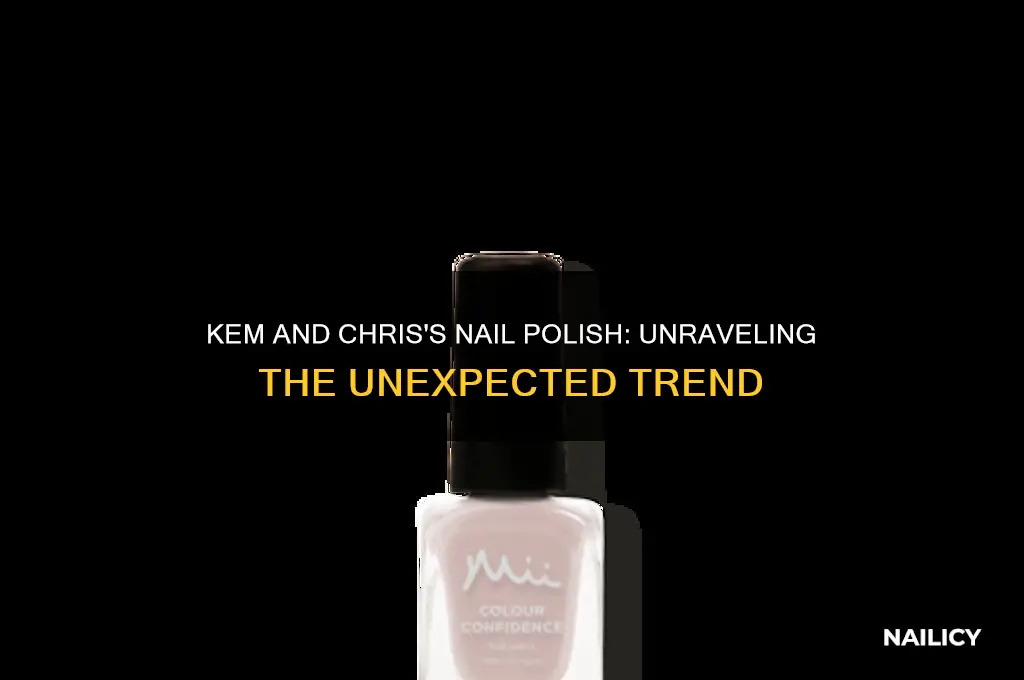 why did kem and chris put on nail polish