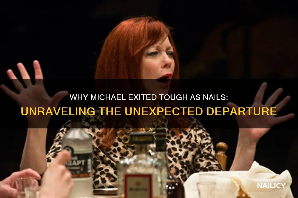why did michael leave tough as nails