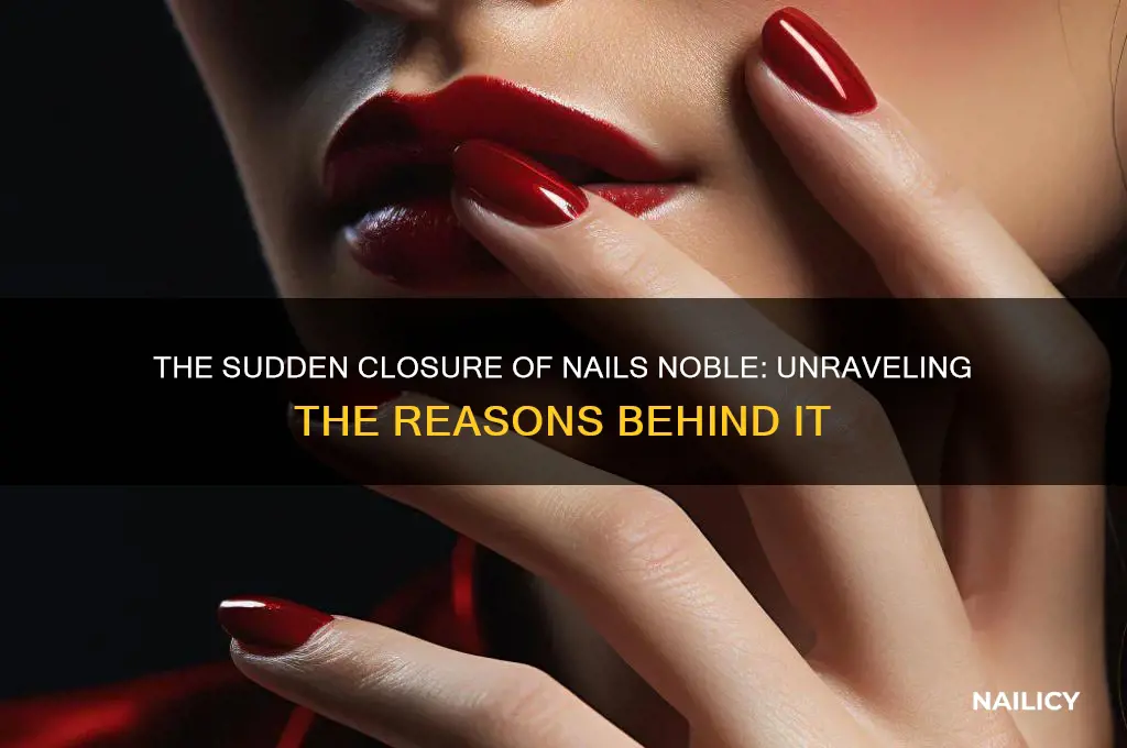 why did nails noble close