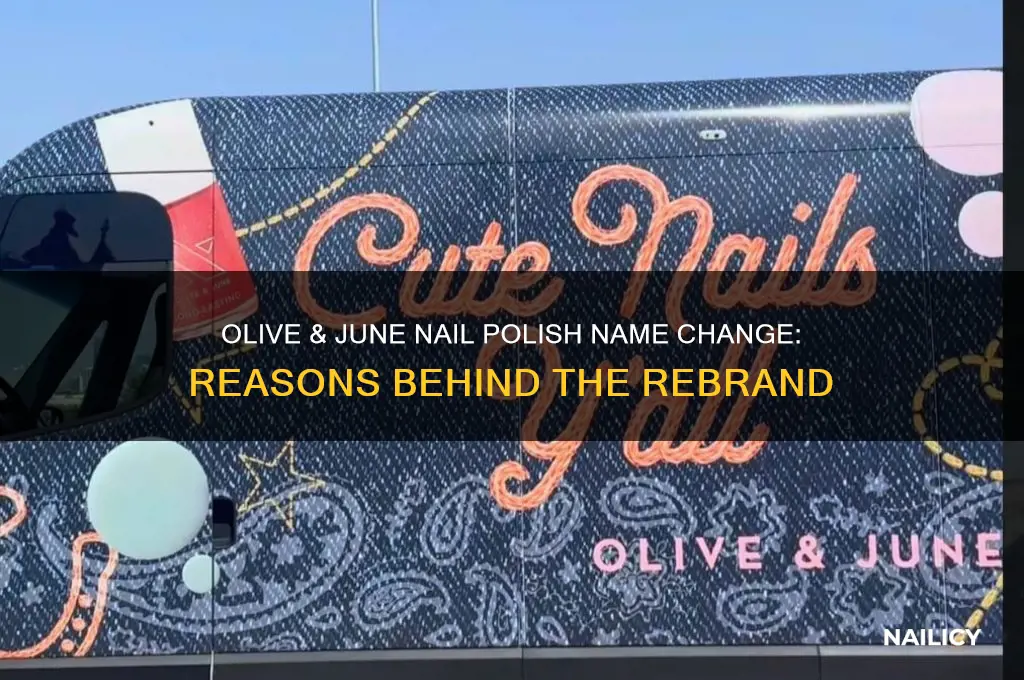why did olive & june change their nail polish names