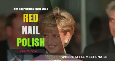Princess Diana's Red Nail Polish: A Royal Style Statement