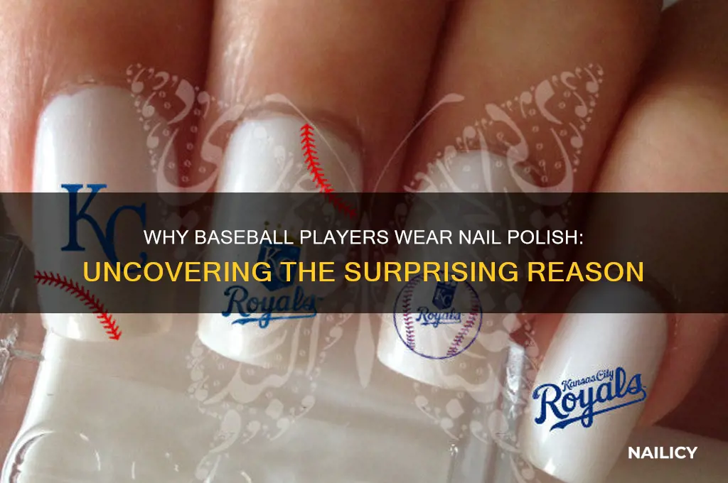 why do baseball players wear nail polish